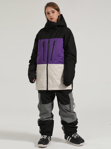 Women's Gsou Snow Unisex  Mountain Mission Anorak Purple Snow Suit