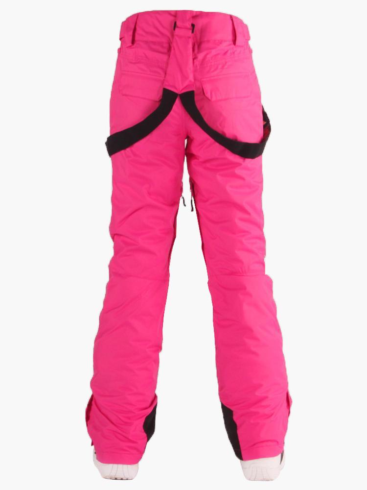 Gsou Snow Women's Slim High Stretch Outdoor Ski Pants - Black / XS